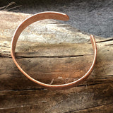 7th Anniversary Gift Copper Cuff Bracelet - Garden’s Gate Jewelry