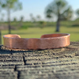 7th Anniversary Gift Copper Cuff Bracelet - Garden’s Gate Jewelry