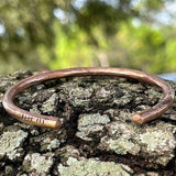 Bronze Anniversary Cuff Bracelet - Garden’s Gate Jewelry