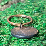 Custom Copper Anniversary Keychain, 7th Anniversary Gift - Garden’s Gate Jewelry