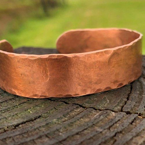 Handmade Copper Cuff Bracelet - Garden’s Gate Jewelry