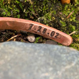 Personalized Bracelet Heavyweight Copper - Garden’s Gate Jewelry