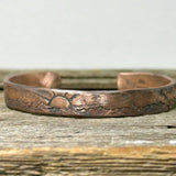 Ocean Waves Copper Bracelet