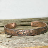 Ocean Waves Copper Bracelet