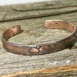 Ocean Waves Copper Bracelet