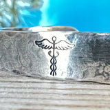 Heavyweight Medical Alert Bracelet - Sterling Silver - Garden’s Gate Jewelry