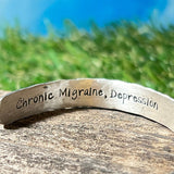 Heavyweight Medical Alert Bracelet - Sterling Silver - Garden’s Gate Jewelry