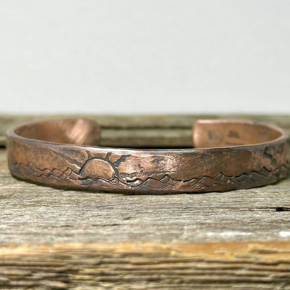 Ocean Waves Copper Bracelet - Garden’s Gate Jewelry