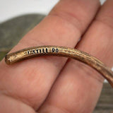 8th Anniversary Bronze Cuff - Garden’s Gate Jewelry