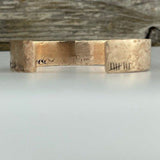 8th Anniversary Bronze Cuff Bracelet - Garden’s Gate Jewelry