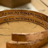 Bronze Anniversary Bracelet - Garden’s Gate Jewelry