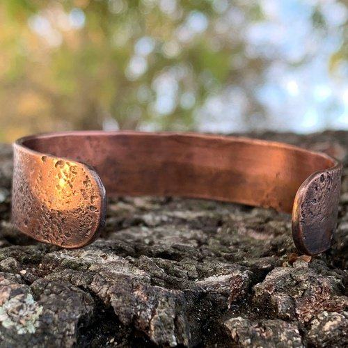Concrete Finish Mens Copper Cuff Bracelet – Garden's Gate Jewelry