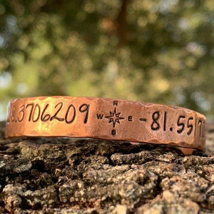 Coordinates Bracelet - Garden’s Gate Jewelry