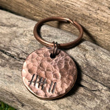 Copper Anniversary Keychain - Garden’s Gate Jewelry