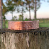 Daisy Chain Copper Cuff Bracelet - Garden’s Gate Jewelry