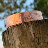 Daisy Chain Copper Cuff Bracelet - Garden’s Gate Jewelry