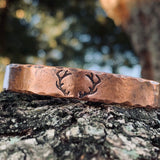 Deer Antler Copper Cuff Bracelet - Garden’s Gate Jewelry
