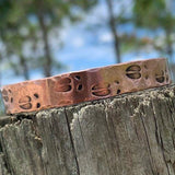 Elk Tracks Copper Cuff Bracelet - Garden’s Gate Jewelry