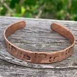 Elk Tracks Copper Cuff Bracelet - Garden’s Gate Jewelry