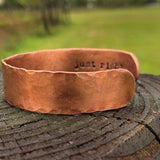 Handmade Copper Cuff Bracelet - Garden’s Gate Jewelry