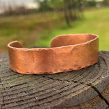 Handmade Copper Cuff Bracelet - Garden’s Gate Jewelry