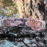 Loch Ness Monster Copper Cuff Bracelet - Garden’s Gate Jewelry
