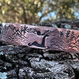 Loch Ness Monster Copper Cuff Bracelet - Garden’s Gate Jewelry