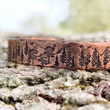 Mountains and Trees Copper Cuff Bracelet - Garden’s Gate Jewelry