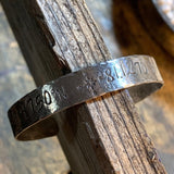 Sterling Silver Custom Coordinates Bracelet - Garden’s Gate Jewelry