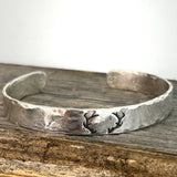 Sterling Silver Deer Antler Cuff Bracelet - Garden’s Gate Jewelry