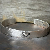 Sterling Silver Heart Bracelet, Women’s Bracelet - Garden’s Gate Jewelry