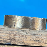 Wide Bronze Medic Alert Cuff - Garden’s Gate Jewelry